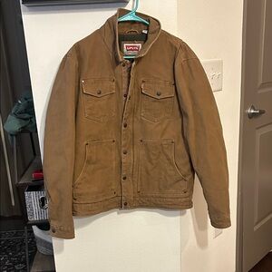 Levi's Men's Tan Military Jacket